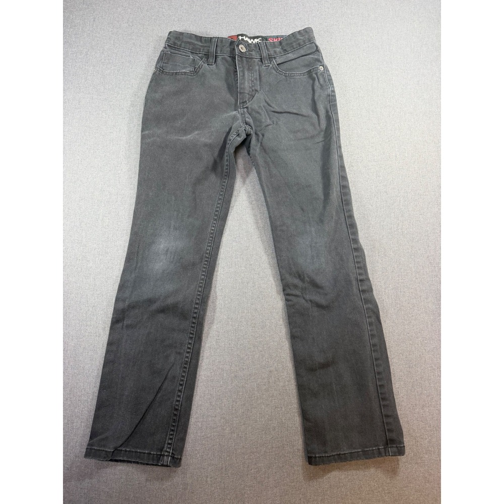 Tony Hawk Boys Skinny Jeans Charcoal Gray Denim Size 12 Regular